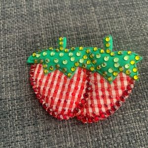 Tarina Tarantino Strawberry 🍓 Gingham Anywhere Clip